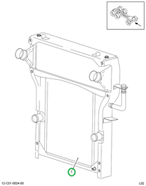 2586049C92 RADIATOR ASM CAC/FRAME