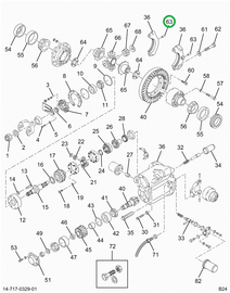 2586505C1 BOLT DIFF BRG ADJ LOCK