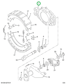 2586757C91 SPIDER BRAKE