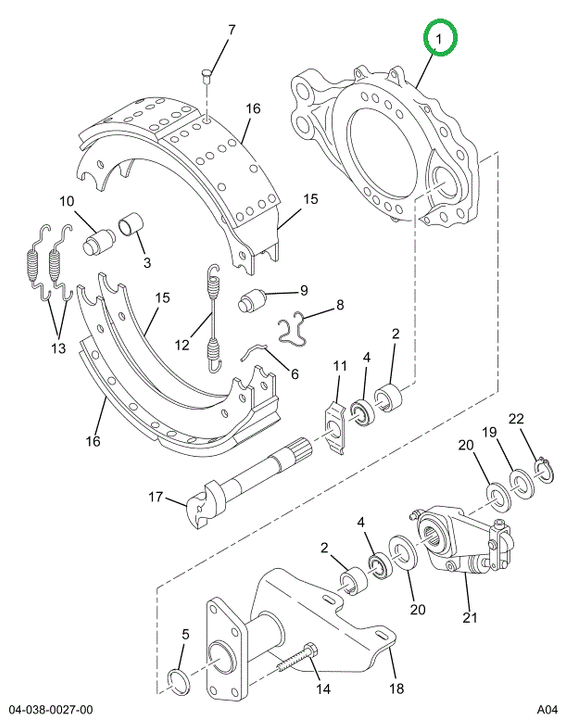 2586758C91 SPIDER BRAKE