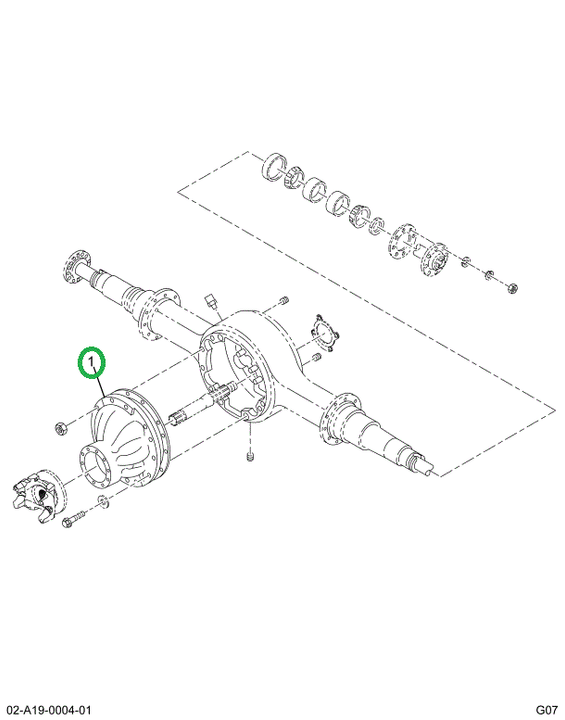 2586783C91 Differential, Front Drive 7.17