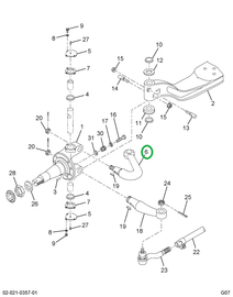 2586863C1 ARM STEERING UPPER LT