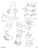 2587135C91 Cushion, Seat Back W/upholster