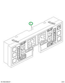 2587517C2 BOARD, PC INSTR CLUSTER, LEFT