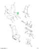 2587631C91 Cushion, Seat Back W/upholster