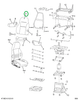 2587687C91 Upholstery Drivers Seat Back