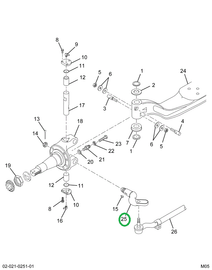 2588010C1 ARM-STRG TIE ROD LT