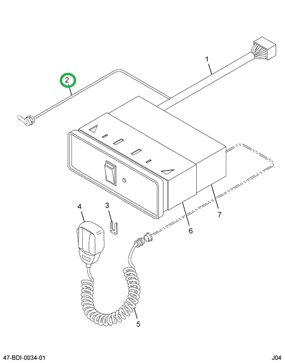 2588096C91 HARNESS  RADIO INT/EXT