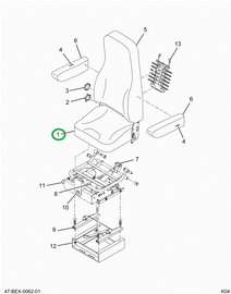 2588241C91 Cushion, Seat
