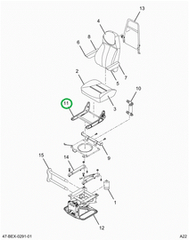 2588531C1 FRAME  LOWER CUSH