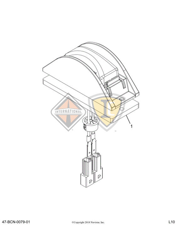 2588567C1 GUARD  LAMP MARKER