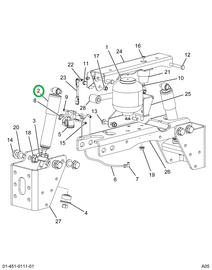 2588761C91 ABSORBER SHOCK CAB