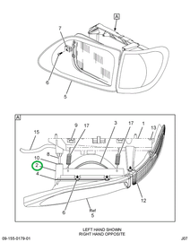 2588849C1 HOUSING HEAD LIGHT CARRIER LH