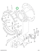 2588978C91 SPIDER BRAKE W/BUSH & SEAL