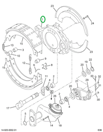 2589238C91 Spider, Brake With Bushing And