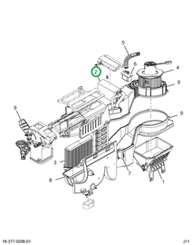 2589498C92 EVAPRATR,EVAPORATOR AIR COND W