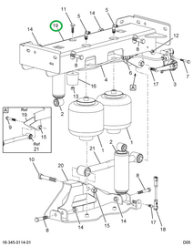 2589948C1 BRACKET CAB REAR MTG