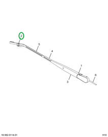 2589993C1 NOZZLE WINDSHIELD WASHER