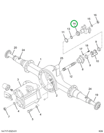 2590276C1 SEAL OIL INPUT SHAFT (MLS) KIT