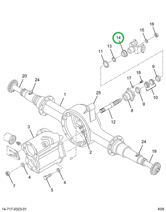 2590276C1 SEAL OIL INPUT SHAFT (MLS) KIT