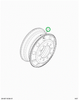 2590600C91 VALVE TUBELESS TIRE 60DEG 2.6L