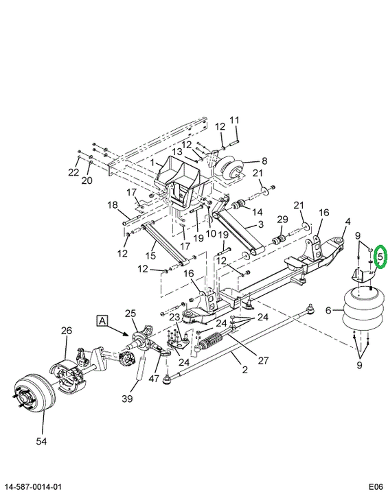 2590722C91 Plate, Bag Assembly Upper Righ