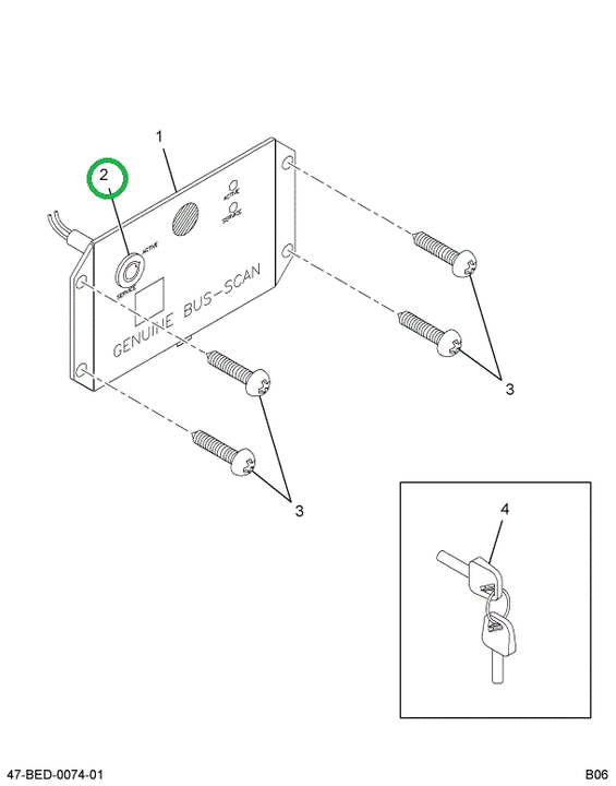 2590751C91 Switch, Remote With Harness