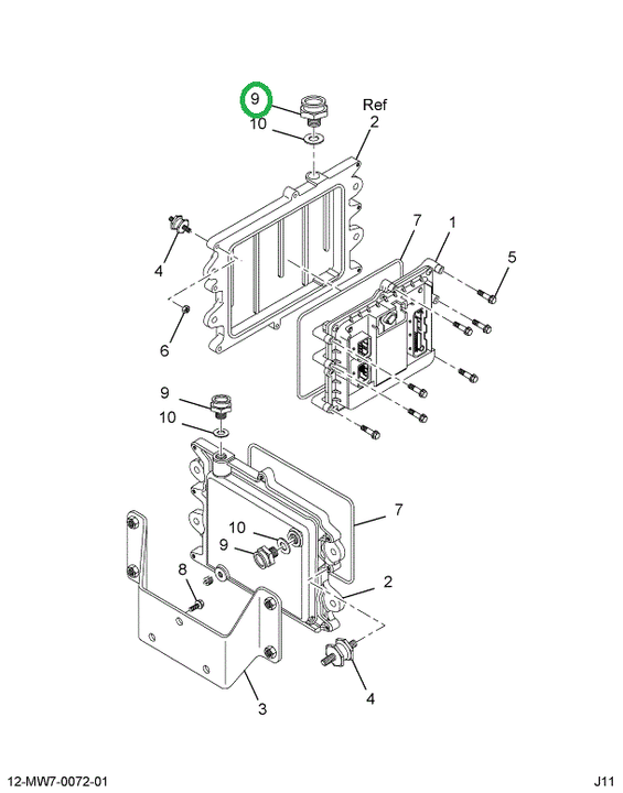 2591120C1 CONNECTR,CONNECTOR ECM COOLER