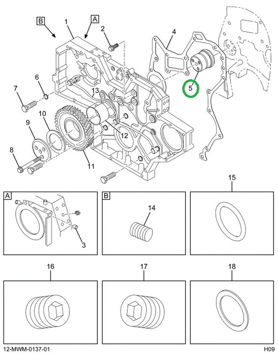 2591275C1 SHAFT IDLER GEAR