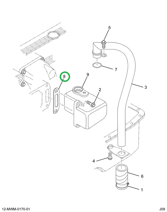 2591315C1 GASKET CRKCSE BREATHER