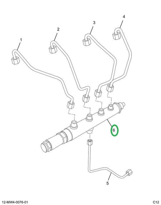2591377C1 MANIFOLD HIGH PRESSURE FUEL