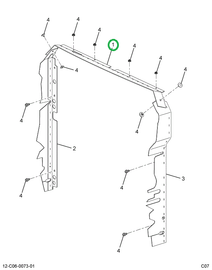2591610C91 SEAL COOLING SYSTEM UPPER ASM