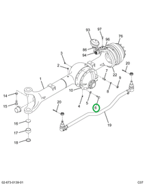 2591775C1 Bolt, Hexagon Head 1/2-13 X 2