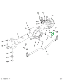 2591776C1 Nut, Hexagon 1/2-20