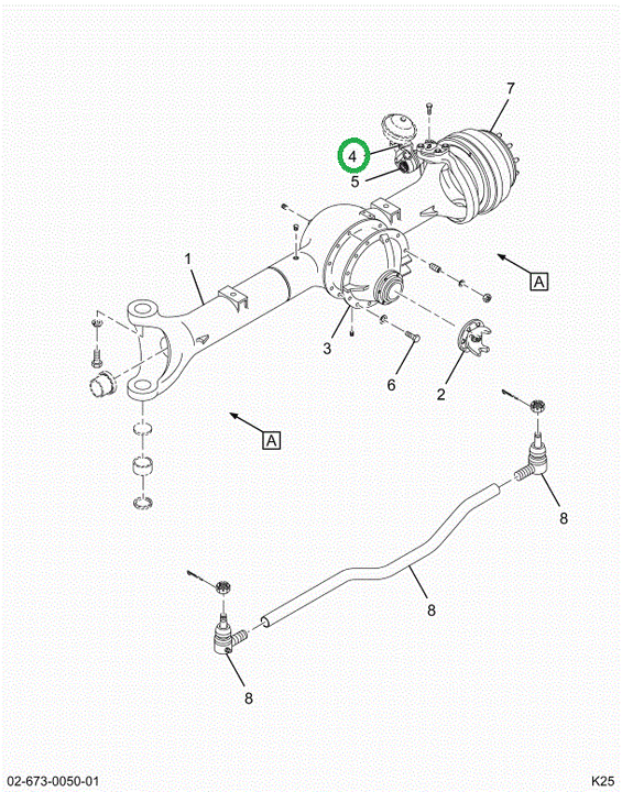 2591780C91 Bracket Assembly, Brake Left H