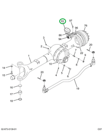 2591805C91 CHAMBER AIR BRK 20 SQ IN CS20L