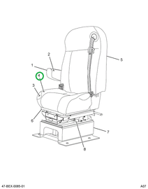 2592193C1 UPHOLSTERY  SEAT CUSHION DRIVE