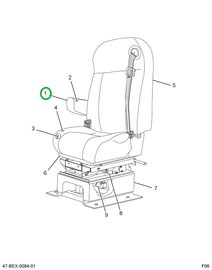 2592265C91 Armrest Assembly, Driver With
