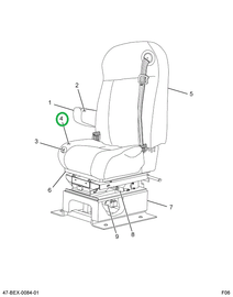 2592266C91 UPHOLSTERY  SEAT CUSHION DRIVE