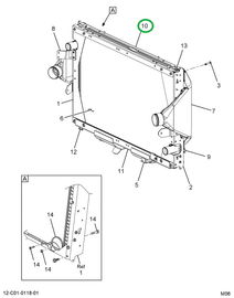 2592335C92 CHANNEL,RAD TOP FRM ASSY W/ISO