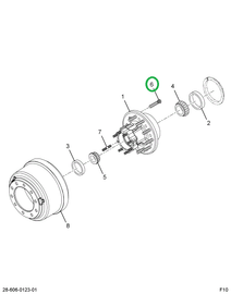 2592430C1 BOLT WHEEL HUB M22 X 1.5