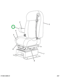2592470C91 Armrest Assembly, Driver With