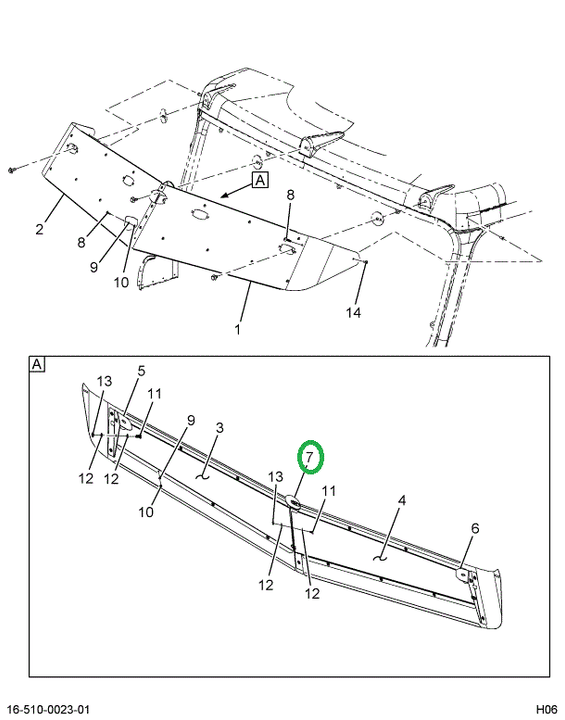 2592680C1 Bracket, Sunvisor, Center Sptw