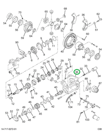 2592684C91 Carrier, Differential W/bearin