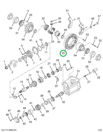 2592711C91 Gear Set, Differential R/p 7.1