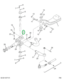 2592915C91 KNUCKLE STRG RT W/BUSHING
