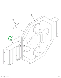 2592991C91 BASE  AIR STOP ARM