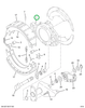 2593358C91 SPIDER BRAKE W/BUSH & SEAL