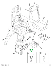 2593395C91 Armrest Assembly, Driver With