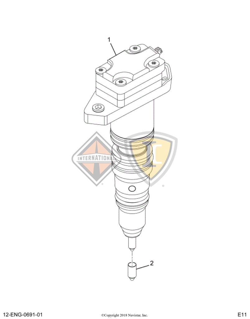 2593597C92 INJECTOR,KITINJECTOR BNI308 W/